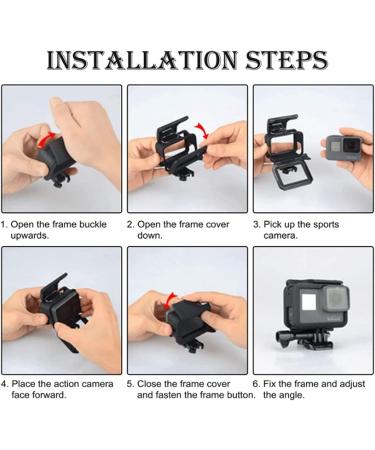 Buy No. 2 Frame Housing for GoPro HERO7/6/5 - Fixed Frame Action Camera Case & Accessories - Quick Assembly Holder - Buy Online on GoSupps.com