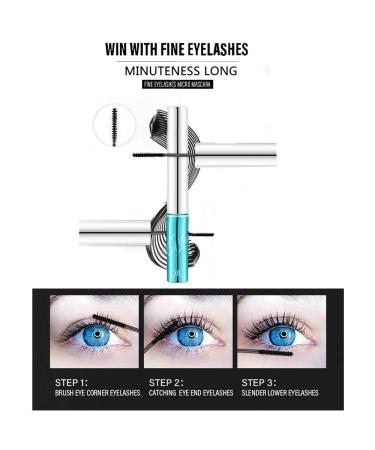 2020 QIC Fine Eyelashes Micro Mascara - 2.5mm Small Brush, Waterproof & Long-Lasting - Buy Online on GoSupps.com
