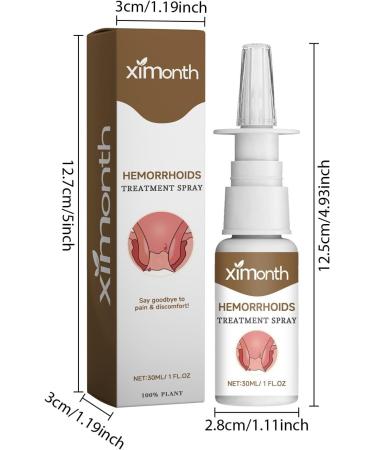 Natural Herbal Hemorrhoid Spray Hemorrhoid Relief Spray 30ml Hemorrhoid Itching Relief Spray Relieves Swelling and Hemorrhoid Discomfort (2pc) - Buy Online on GoSupps.com