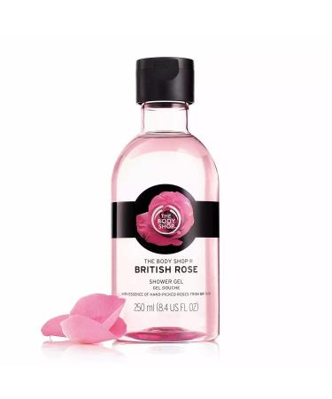 The Body Shop Bristish Rose Shower Gel 250ml Discontinued