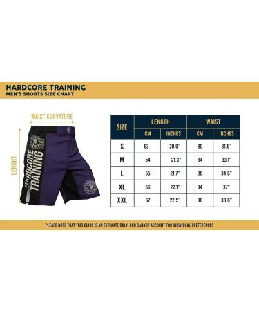 Hardcore Training Fight Shorts Sakura Men's - Boxing MMA BJJ Grappling Fitness - Medium - Buy Online on GoSupps.com