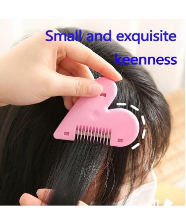 Smilco 2 Pcs Hair Razor Combs - Manual Wig Cutting Tool for Hair Trimming & Styling | Portable Bangs Trimmer for Women - Buy Online on GoSupps.com