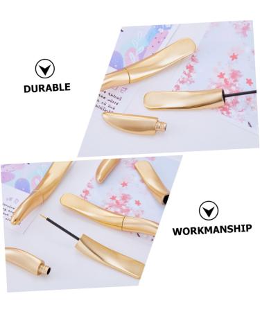 HAPINARY 18 Pcs Eyeliner Empty Tube Mascara Containers Empty Mascara Bottles Empty Refillable Wands Golden Pp - Buy Online on GoSupps.com