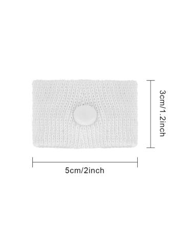 Agatige Anti-Nausea Acupressure Wristbands - 1 Pair | Motion Sickness Bands for Car, Boat, Flying | Sea Bands for Dizziness, Vomiting Relief - White - Buy Online on GoSupps.com