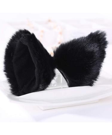 NUOBESTY Cat Ear Fox Ear Hairpin Adorable Shape Hair Clip for Kids Girls (Dark Blue Dark Purple Dark Black) 3 Pairs - Buy Online on GoSupps.com