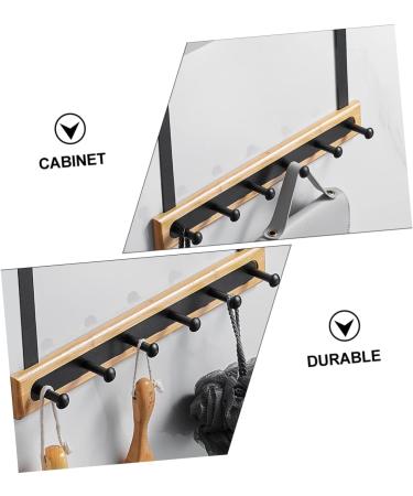 Hemoton 1pc Nail Door Black The Back Hanger Over Hanging Household Hook Rack Creative Multifunctional - Buy Online on GoSupps.com