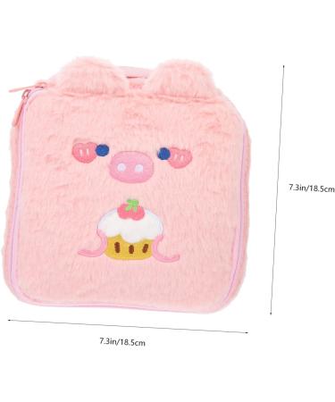 Healeved 4-Piece Plush Storage Bag Set - Rabbit Tampon Holder & Women's Cosmetic Bags for Period Essentials - Buy Online on GoSupps.com