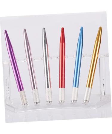  Beatifufu 6 Pieces Brow Pencil Embroidered Eyebrow Pen Permanent Pen Microblading Pen Eyebrow Makeup Pen Korean Hand Pen - Buy Online on GoSupps.com