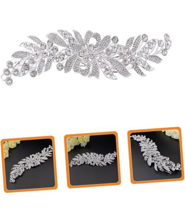 TOVINANNA Hair Comb Pearl Hair Clips Rhinestone Headpiece Bridal Pearl Headpiece Rhinestone Hair Clips Flower Girl Basket Shower Stool Classroom Bride Wedding Crystal Glass Hair Accessories - Buy Online on GoSupps.com