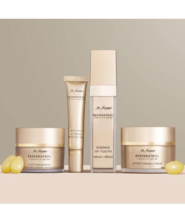 M. Asam Resveratrol Premium NT50 Perfecting Eye Cream - Vegan Anti-Aging Formula with Resveratrol & Hyaluronic Acid - 1.01 Fl Oz - Buy Online on GoSupps.com