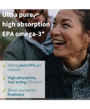 Pharmepa Restore Pure EPA Fish Oil - 1000mg EPA Omega-3, 1-Month Supply, 60 Softgels (Pack of 10) - Buy Online on GoSupps.com
