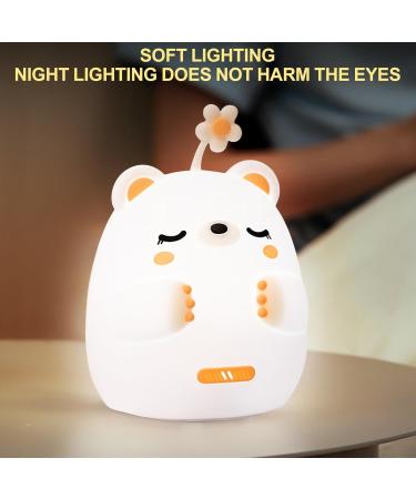 LED Night Light for Kids - Dimmable Silicone Bedside Lamp with Timer & Remote Control - Perfect Baby Room Lighting - Buy Online on GoSupps.com