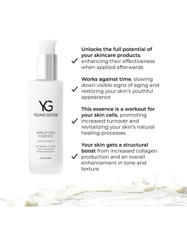 Young Goose Skin Revitalizer | Age Defense Hydration & Protection | Collagen Booster & Tone Enhancer - 60ml - Buy Online on GoSupps.com