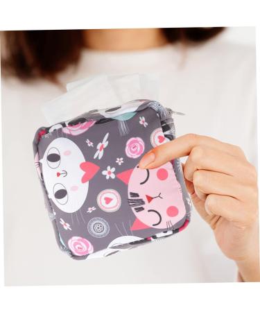 Healifty 4pcs Sanitary Napkin Storage Bag Set - Travel Organizer & Coin Purse for Menstruation, Large Capacity Period Bag - Cute Womens Matching Sets - Buy Online on GoSupps.com