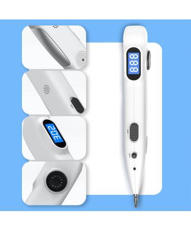 DAM SC896 Electronic Acupuncture Pen - Digital Display 3 Modes 9 Intensity Settings - White - Compact Portable Relief Tool for Pain Management - Buy Online on GoSupps.com