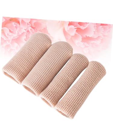 Silicone Toe Cushion Sleeve - 4pcs Toe Protector Set - Buy Online on GoSupps.com