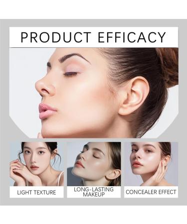  HADAVAKA Mushroom Head Cushion Cream Flawless Radiant Skin Instantly Waterproof Moisturizing Concealer Even Skin Tone Moisture Cushion Makeup for all Skin Type (Ivory) - Buy Online on GoSupps.com