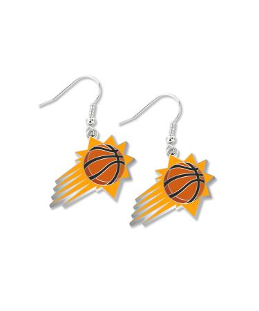 Aminco NBA Phoenix Suns Logo Dangle Earrings