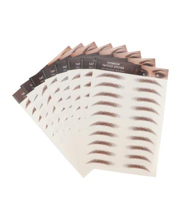 Ipetboom 8 sheets Sticker Eco Practical Makeup Hair-like Beauty Supplies D Eyebrows Woman Imitation Shaping