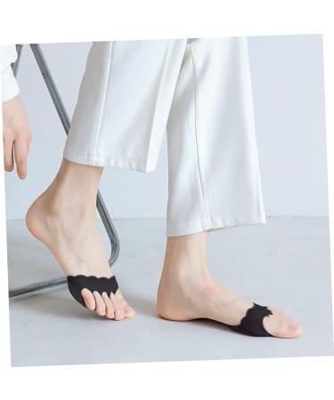 FOMIYES 12 Pairs Lace Five Toe Socks Foot Pads for Heels Socks for High Heels Toe Spacer Socks Toe Separator Socks Foot Liner Covers Forefoot Cushion Inserts Invisible Nylon Gasket Miss - Buy Online on GoSupps.com