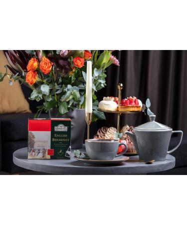 Ahmad Tea English Breakfast - 100 Bags Black Tea (Assam & Ceylon) - Best English Tea for Breakfast - Buy Online on GoSupps.com
