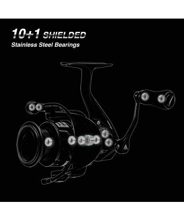 Piscifun Viper X Spinning Reel - Ultralight High Speed Fishing Reel 10+1BB Carbon Fiber 33 LB Max Drag - 500 Series - Buy Online on GoSupps.com