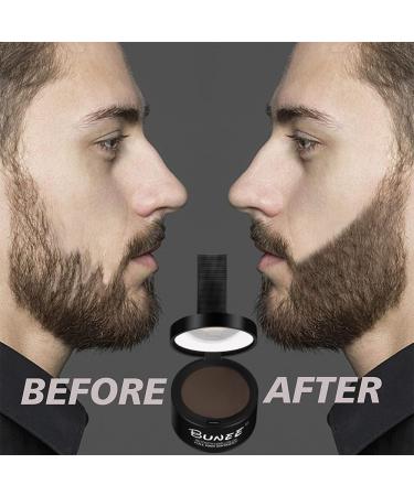 Volumizing powder concealing and correcting touch-up for smoothing hair beard and eyebrows covering and hiding regrowth anti-thinning for men and women pocket-sized 4g (dark navy) - Buy Online on GoSupps.com