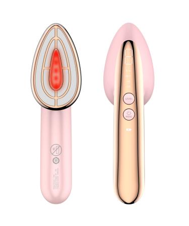 Facial Skin Tightening Massager Firming and Rejuvenated 4 in 1 Home Face Skin Care Tool Machine for Neck Eyes Wrinkles Body Ideal Gift for Mom Pink