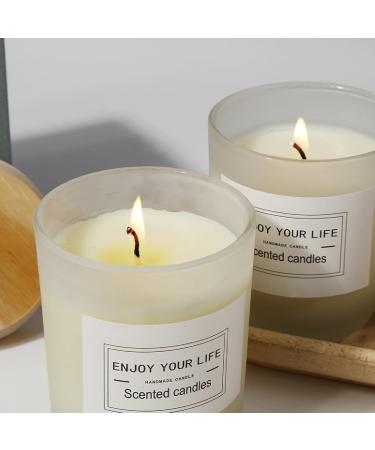 Scented Lavender Candle 6oz | 40-Hour Burn | Long Lasting White Jar Candle for Home | Perfect Gift for Men & Women | Spring Scented Candles - Buy Online on GoSupps.com