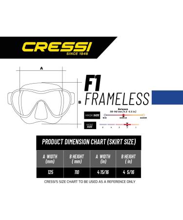 Cressi Scuba Diving Snorkeling Kit - Freediving Mask Dry Snorkel - Frameless Supernova Dry Set | White, One Size - Buy Online on GoSupps.com