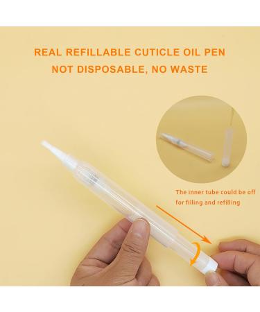 3-Pack Refillable Cuticle Oil Pens - 6ml Jojoba Oil Applicators | Eco-Friendly & Easy to Refill - Buy Online on GoSupps.com