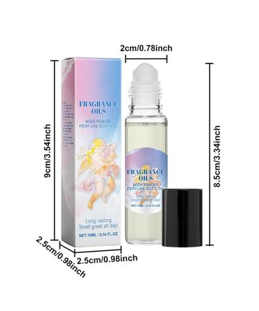 VEFSU Rolling Eau De Toilette Roller Oil Fresh Milk Charming Stay Portable Perfume 10ml Fresh Set (White One Size) 1 Fl Oz (Pack of 1) White - Buy Online on GoSupps.com