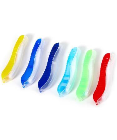 Xintaosm Charcoal Travel Toothbrush - Portable Foldable Disposable & Eco-Friendly Hiking Tooth Cleaning Tool (Yellow) - Buy Online on GoSupps.com