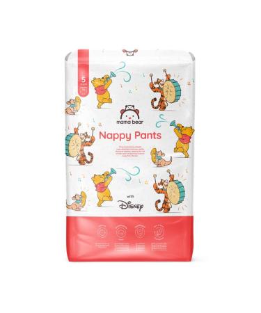 Amazon Brand - Mama Bear Disney Diaper Pants Size 5 (12-17 kg) White 70 Count 1-Pack Size 5 (12-17 kg) Single Pack