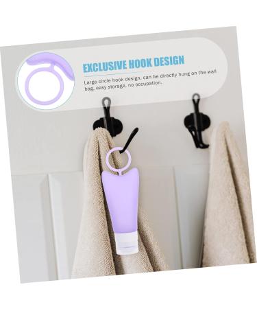 minkissy 1 Set 2 Silica Gel Bottle Empty Squeeze Containers Body Wash Empty Silicone Bottle Cleaning Soap Condiment Bottle Cream Makeup Lotion Dispenser Purple Makeup Stand Travel Portable 16X6cm Purple - Buy Online on GoSupps.com
