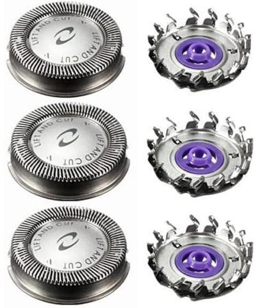3 Piece Replacement for HQ3 HQ4 HQ55 HQ56 HQ6900 HQ6868 HQ5812 HQ6874 Blade - Buy Online on GoSupps.com
