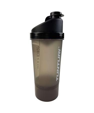 Tunturi Shaker Shaker Protein Shaker Mug avec conservation 600 ml Noir