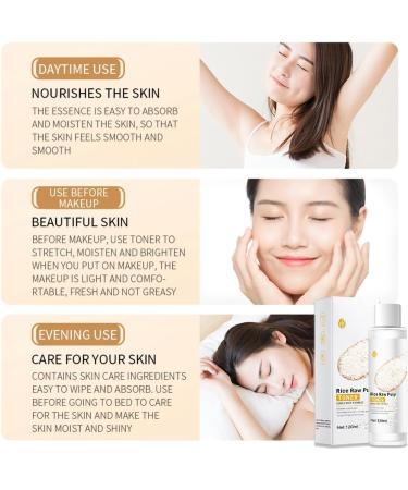 Rice Toner Toner for Face Rice Toner Korean Toner for Dull Skin Illuminates and Cleanses Essential Toner for Deep Hydration Hydrates and Moisturises with Rice Extract - Buy Online on GoSupps.com