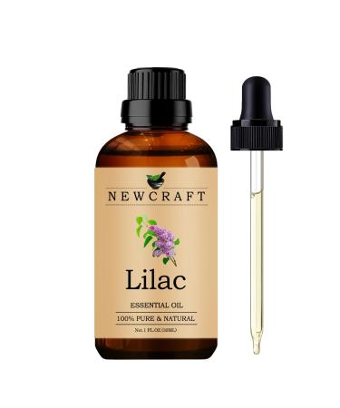 Lilac Essential Oils Organic 30ML 100% Pure and Natural Lilac Essential Oil with Dropper for Aromatherapy Diffuser - Lilac/1 Fl Oz
