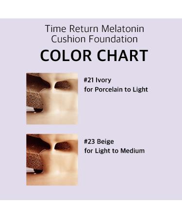 MAXCLINIC Time Return Melatonin Cushion Foundation (23 Beige) SPF 50+ Natural Coverage - Buy Online on GoSupps.com