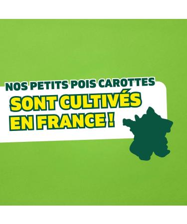  Bonduelle Peas and carrots - No artificial flavors - 530g - Buy Online on GoSupps.com