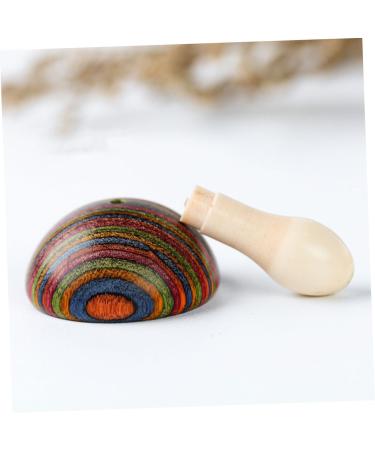 TEHAUX 4pcs Colorful Mushroom Wood Carving Keychains Outdoor Accessories Keychain Pendant Crafts Automatic - Buy Online on GoSupps.com