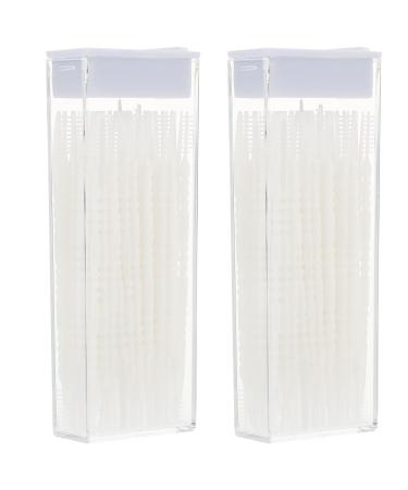 2 Boxes Pp Interdental Brush Travel Interdental Brush Teeth Supply Daily Use Teeth Cleaner Small Dental Cleaner Outdoor Interdental Brush Travel Teeth Cleaner Travel Dental Cleaner White