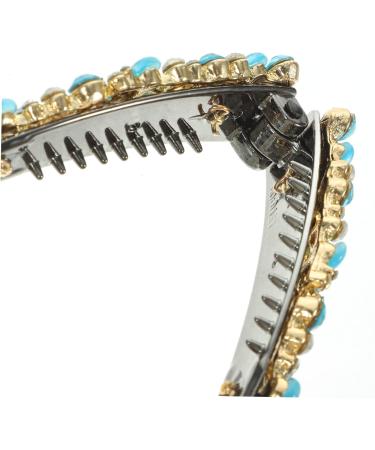 Abaodam Rhinestone Hair Clip Hair Clamp Hair Clips for Fine Hair Comb for Curly Hair Banana Clips Hair Rhinestone Banana Clip Hair Clips for Women Rhinestones Curling Comb Miss Bow Tie - Buy Online on GoSupps.com
