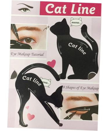 LALAFINA 2pcs Eyeshadow Stencil Cat Eye Stencil Eyeliner The Cat - Buy Online on GoSupps.com