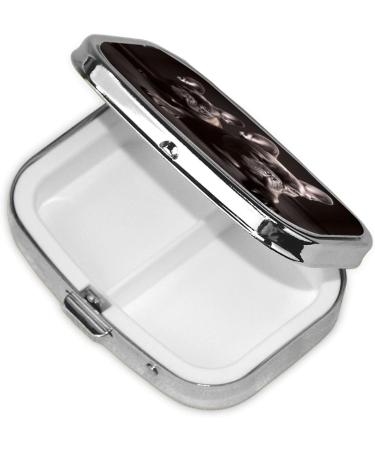 French Bulldog 2 Compartment Pill Case - Cute Travel Pill Organizer for Purse & Pocket | Perfect Gift - Buy Online on GoSupps.com