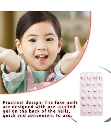 dijiusidy 1 Set Christmas Nail Wraps Cartoons Style Decor Adorable False Fingernails Children Removable Art Decals DIY Manicure PNT-16-14 - Buy Online on GoSupps.com