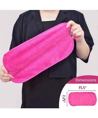 Makeup Remover Cloths (4 Count) - Reusable Microfiber Towels for Fast Drying & Gentle Cleansing - Buy Online on GoSupps.com