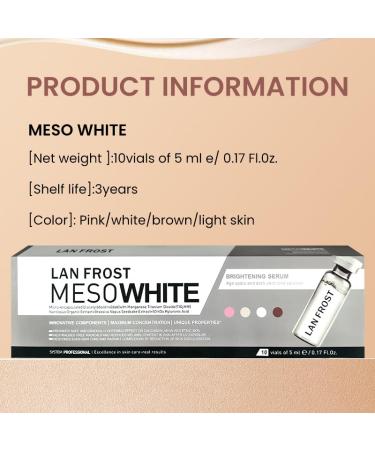 Meso White Essence Serum BB Glow Pigment Starter Kit Anti-Aging BB Glow Ampoules Foundation Skin Treatment Kit 0.17 Fl (brown) - Buy Online on GoSupps.com