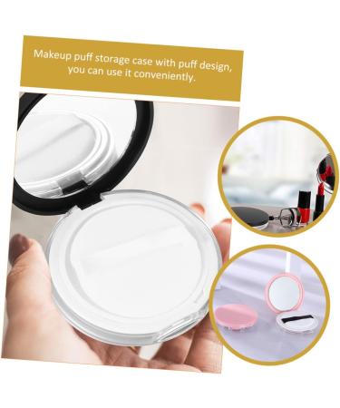 MAGICLULU 4 Sets Powder Puff Storage Box Loose Powder Compact Container Travel Lotion Container Portable Powder Container Accessories Rosy Lips Makeup Concealer Foundation Box Clamshell - Buy Online on GoSupps.com